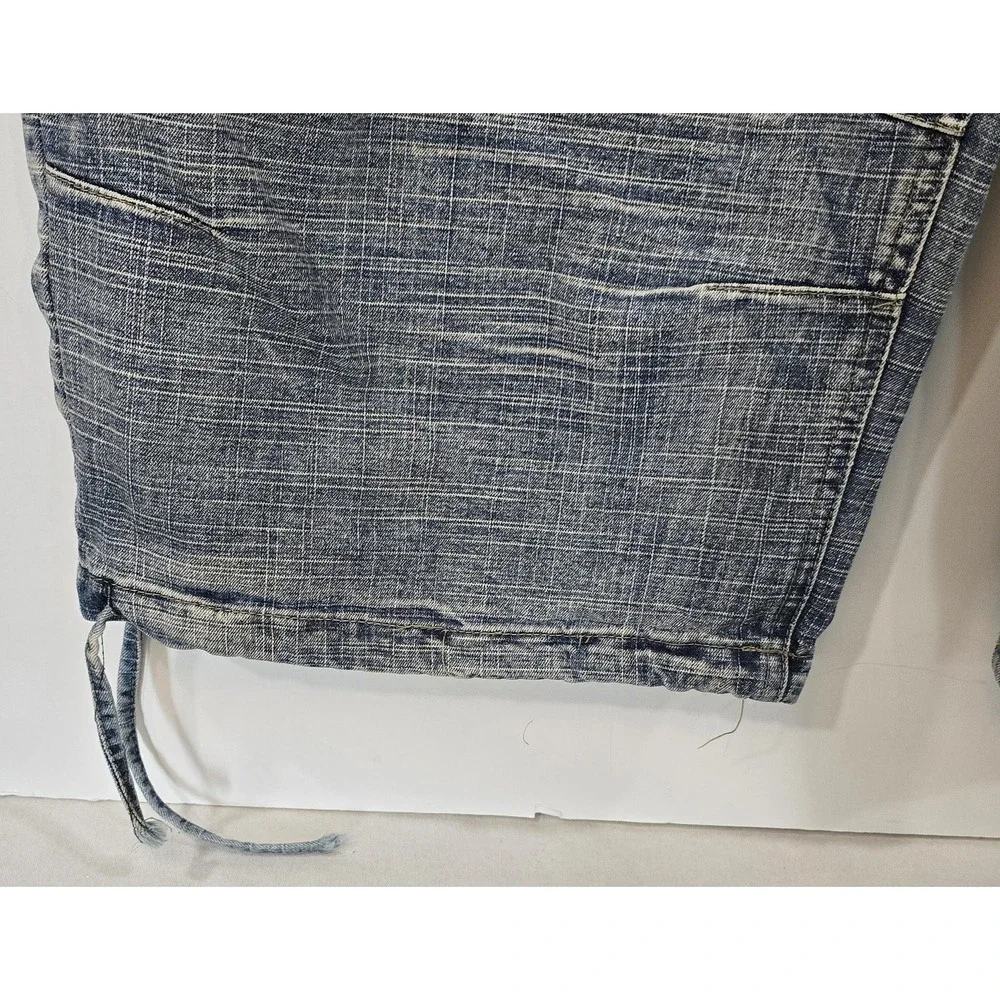 Tuff Designs Womens Capri Jeans‎ Sz 46 Drawstring Cuff - Picture 4 of 9
